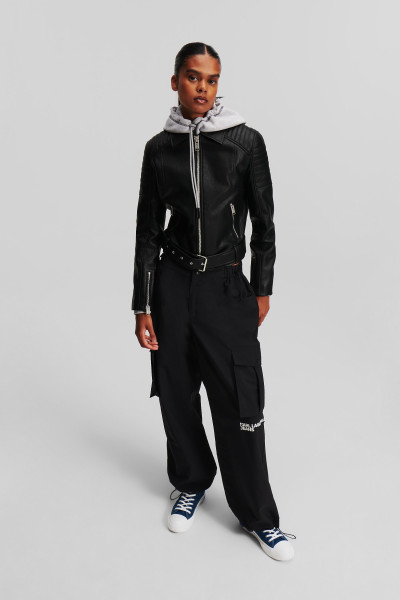 BUNDA KARL LAGERFELD JEANS KLJ FAUX LEATHER JACKET - Fotografia č. 2