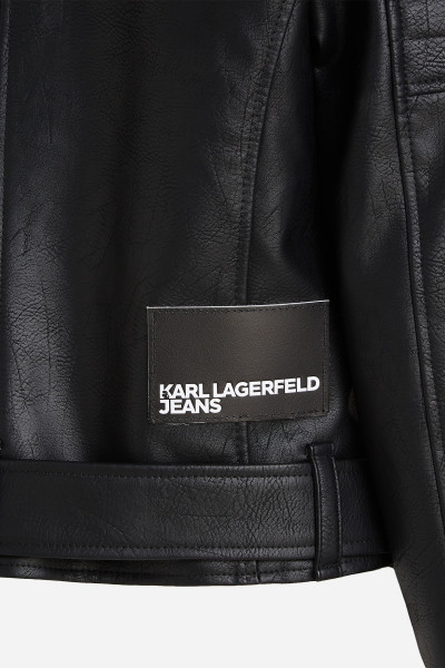 BUNDA KARL LAGERFELD JEANS KLJ FAUX LEATHER JACKET - Fotografia č. 8