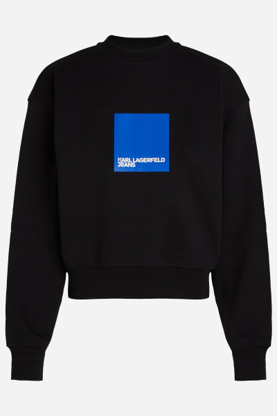 MELEGÍTŐ FELSŐ KARL LAGERFELD JEANS KLJ REGULAR LOGO SWEAT - Kép 4