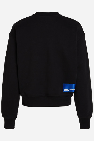 MELEGÍTŐ FELSŐ KARL LAGERFELD JEANS KLJ REGULAR LOGO SWEAT - Kép 5
