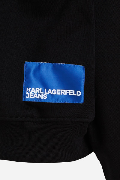MELEGÍTŐ FELSŐ KARL LAGERFELD JEANS KLJ REGULAR LOGO SWEAT - Kép 7