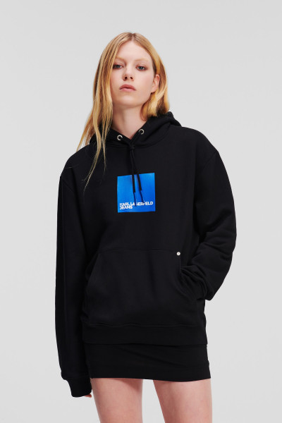 MIKINA KARL LAGERFELD JEANS KLJ REGULAR LOGO HOODIE - Fotografia č. 1