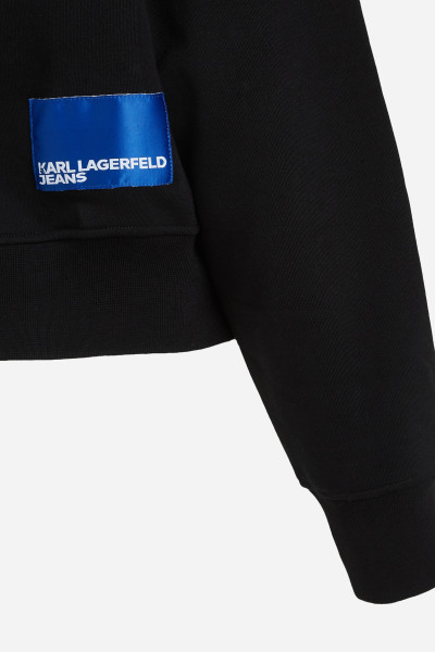 MIKINA KARL LAGERFELD JEANS KLJ REGULAR LOGO HOODIE - Fotografia č. 8