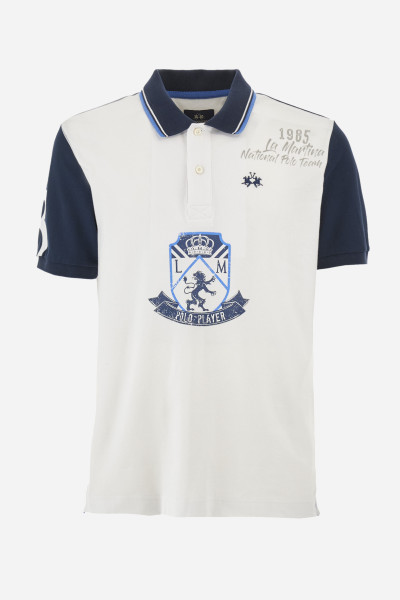 POLOKOŠILE LA MARTINA MAN POLO S/S PIQUET STRETCH - Fotografie č. 1