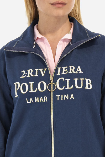 MIKINA LA MARTINA WOMAN FULL ZIP SPRING FLEECE - Fotografie č. 3