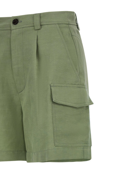 ŠORTKY WOOLRICH VISCOSE LINEN SHORT - Fotografia č. 4
