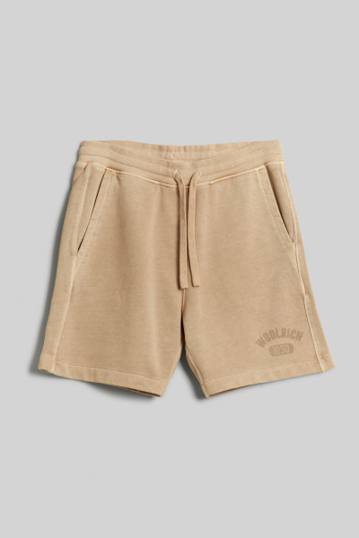 ŠORTKY WOOLRICH GARMENT DYED LOGO SHORTS - Fotografia č. 1