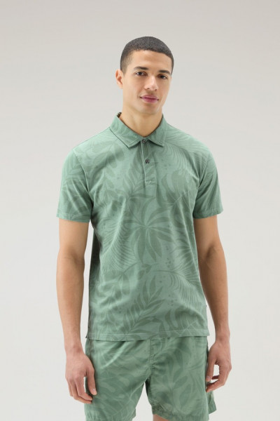 POLOKOŠEĽA WOOLRICH TROPICAL OVERDYED POLO - Fotografia č. 1