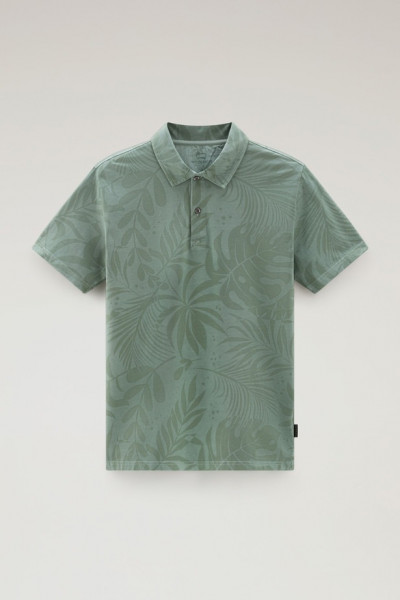 POLOKOŠEĽA WOOLRICH TROPICAL OVERDYED POLO - Fotografia č. 5