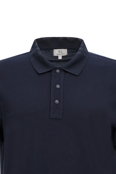 POLOKOŠEĽA WOOLRICH EMBOSSED LOGO POLO - Fotografia č. 4