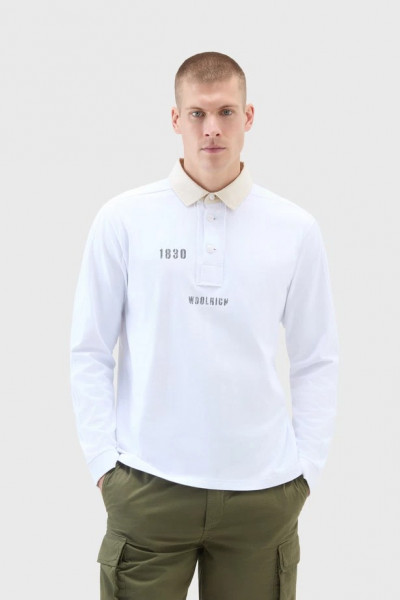 POLOKOŠEĽA WOOLRICH LONG SLEEVES POLO - Fotografia č. 1