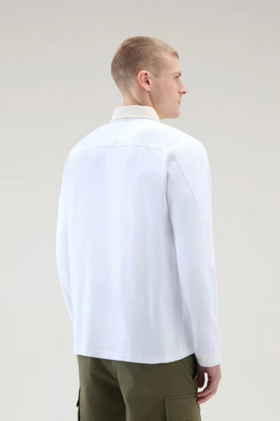POLOKOŠEĽA WOOLRICH LONG SLEEVES POLO - Fotografia č. 3