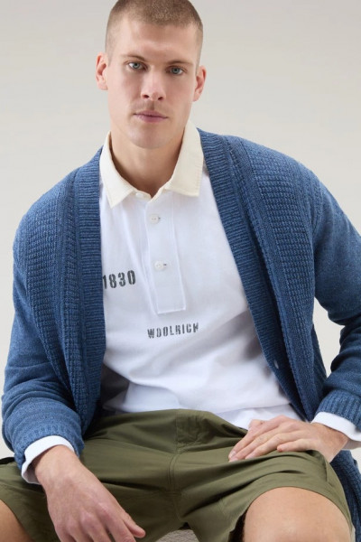 POLOKOŠEĽA WOOLRICH LONG SLEEVES POLO - Fotografia č. 4
