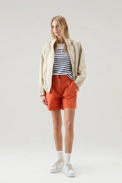 TRIČKO WOOLRICH STRIPED JERSEY T-SHIRT - Fotografia č. 2