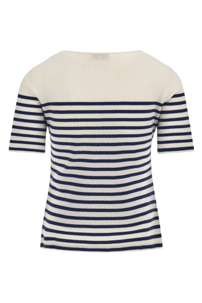 TRIČKO WOOLRICH STRIPED JERSEY T-SHIRT - Fotografia č. 7