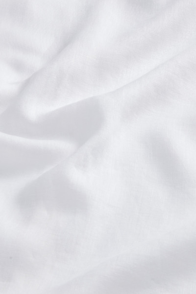 KOŠILE WOOLRICH BAND COLLAR LINEN SHIRT - Fotografie č. 9