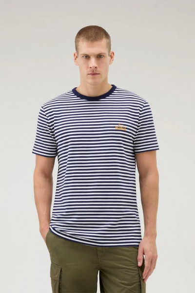 PÓLÓ WOOLRICH STRIPED T-SHIRT - Kép 1