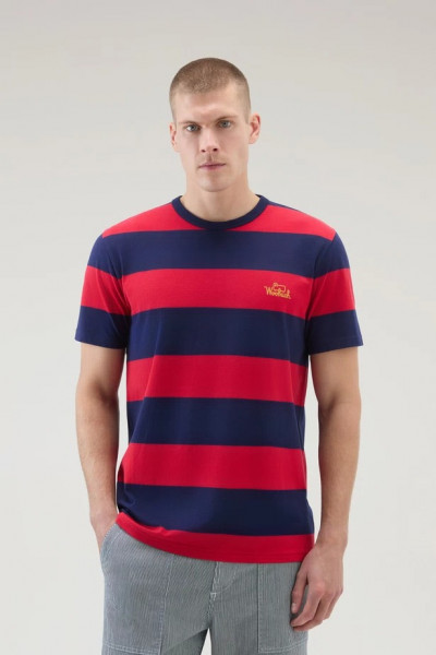 PÓLÓ WOOLRICH STRIPED T-SHIRT - Kép 1