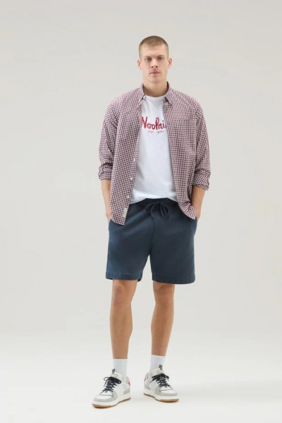 TRIČKO WOOLRICH EMBROIDERED LOGO T-SHIRT - Fotografia č. 2