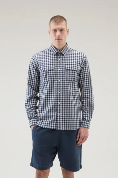 KOŠEĽA WOOLRICH LIGHT CHECK SHIRT - Fotografia č. 1