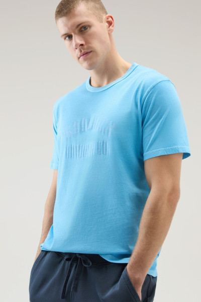 TRIČKO WOOLRICH LIGHT GARMENT DYED T-SHIRT - Fotografia č. 3