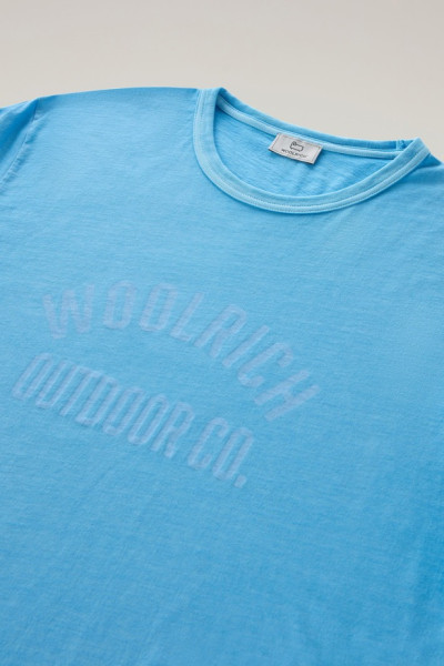 TRIČKO WOOLRICH LIGHT GARMENT DYED T-SHIRT - Fotografia č. 6