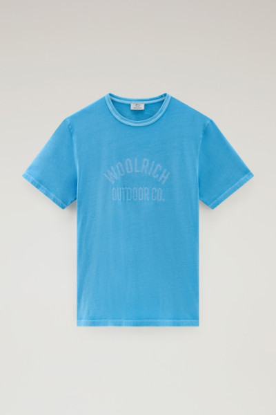 TRIČKO WOOLRICH LIGHT GARMENT DYED T-SHIRT - Fotografia č. 5