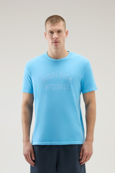 TRIČKO WOOLRICH LIGHT GARMENT DYED T-SHIRT - Fotografia č. 1