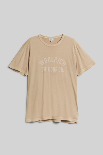 TRIČKO WOOLRICH LIGHT GARMENT DYED T-SHIRT - Fotografia č. 1