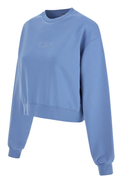 MIKINA WOOLRICH COTTON FLEECE LOGO CREWNECK - Fotografia č. 6