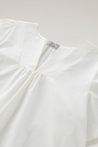 BLÚZ WOOLRICH POPLIN BLOUSE - Kép 6