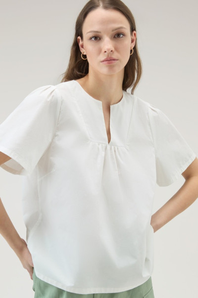 BLÚZ WOOLRICH POPLIN BLOUSE - Kép 3