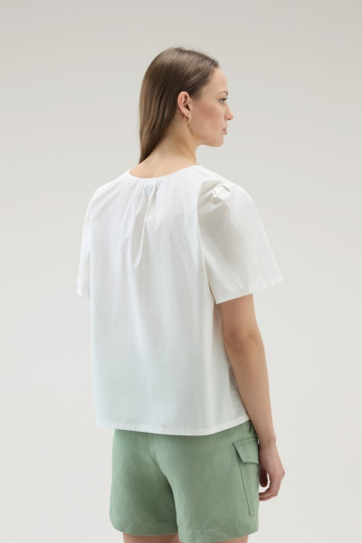 BLÚZ WOOLRICH POPLIN BLOUSE - Kép 4