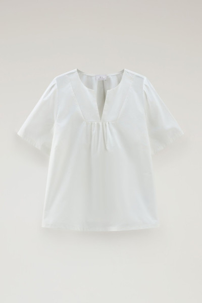 BLÚZ WOOLRICH POPLIN BLOUSE - Kép 5