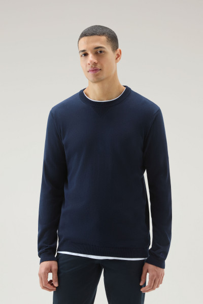 PULÓVER WOOLRICH LOGO CREWNECK - Kép 2