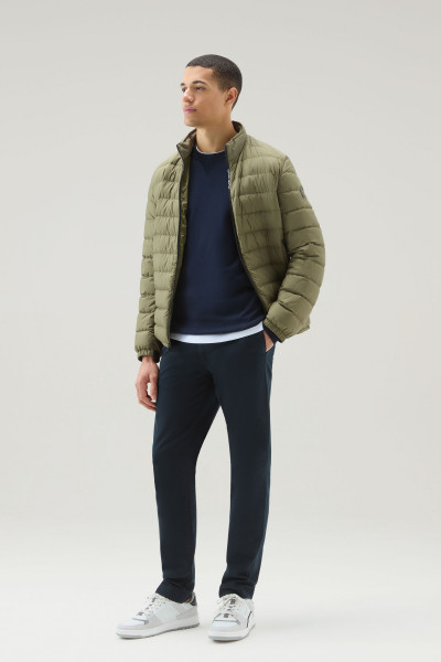 PULÓVER WOOLRICH LOGO CREWNECK - Kép 4