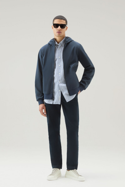 MIKINA WOOLRICH SOFT SHELL FULL ZIP HOODIE - Fotografie č. 2