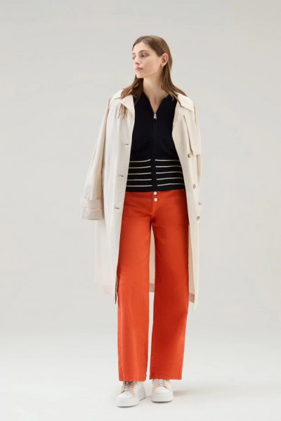 PULÓVER WOOLRICH PURE COTTON HOODIE - Kép 2