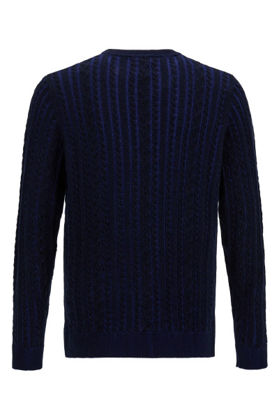 PULÓVER WOOLRICH VANISE CABLE CREWNECK - Kép 7
