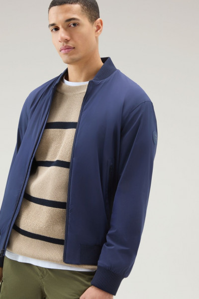 DZSEKI WOOLRICH MATT STRETCH BOMBER - Kép 4