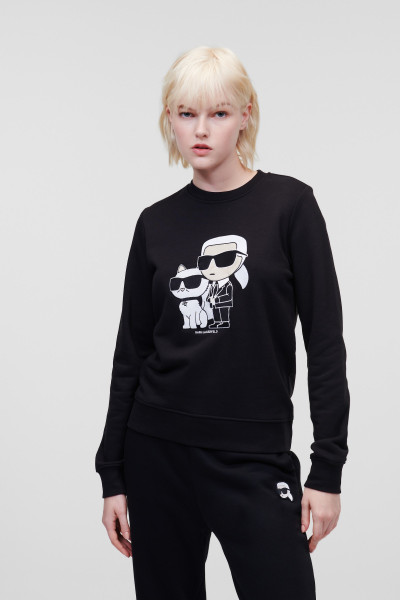 MIKINA KARL LAGERFELD IKONIK 2.0 SWEATSHIRT - Fotografia č. 1