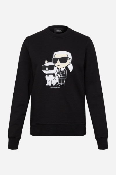MIKINA KARL LAGERFELD IKONIK 2.0 SWEATSHIRT - Fotografia č. 6
