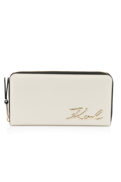 PENĚŽENKA KARL LAGERFELD K/SIGNATURE 2.0 CONT ZIP WLLT - Fotografie č. 1