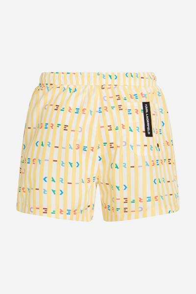 FÜRDŐRUHA KARL LAGERFELD STRIPE AOP SHORT BOARDSHORTS - Kép 6