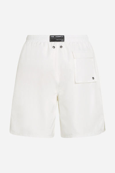 FÜRDŐRUHA KARL LAGERFELD KARL LOGO LONG BOARDSHORTS - Kép 6