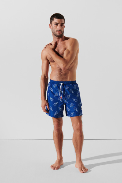PLAVKY KARL LAGERFELD IKONIK 2.0 AOP MED BOARDSHORTS - Fotografia č. 1