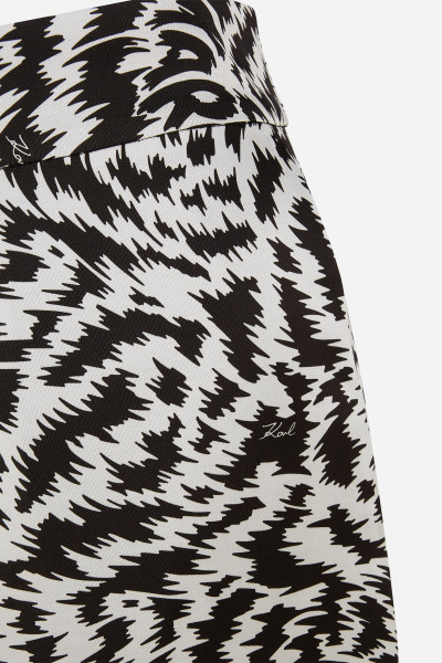 NADRÁG KARL LAGERFELD PJ WIDE LEG PANTS - Kép 7