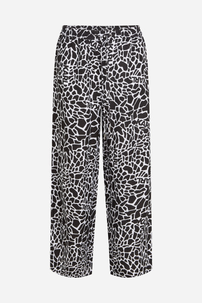 NADRÁG KARL LAGERFELD LINEN BLEND PANTS - Kép 5