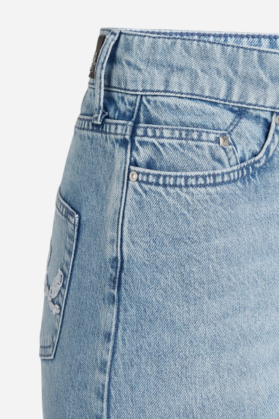 SUKŇA KARL LAGERFELD MAXI DENIM SKIRT - Fotografia č. 7