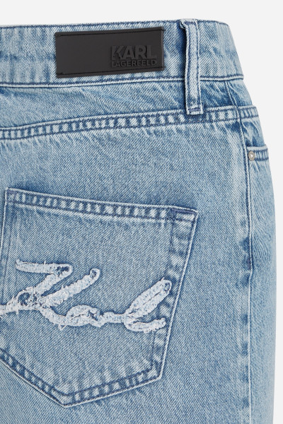 SUKŇA KARL LAGERFELD MAXI DENIM SKIRT - Fotografia č. 8